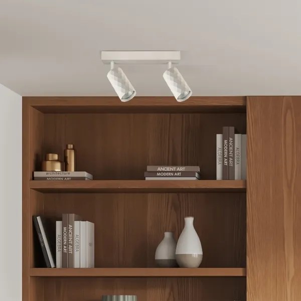 Brilagi - Faretto SELE DIAMANT 2xGU10/30W/230V bianco