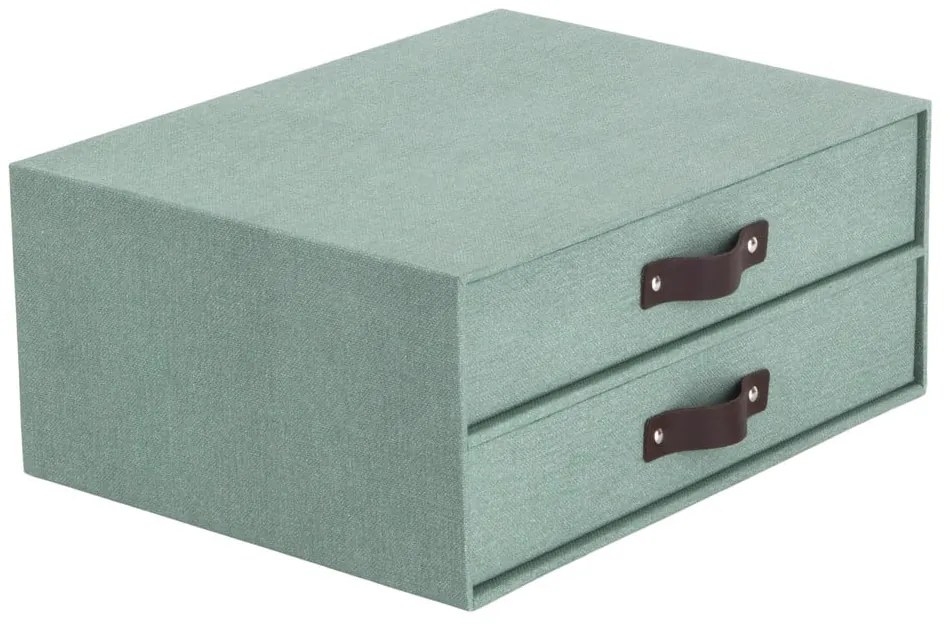 Organizer verde in cartone per cassetti Birger Canvas Paper Laminate – Bigso