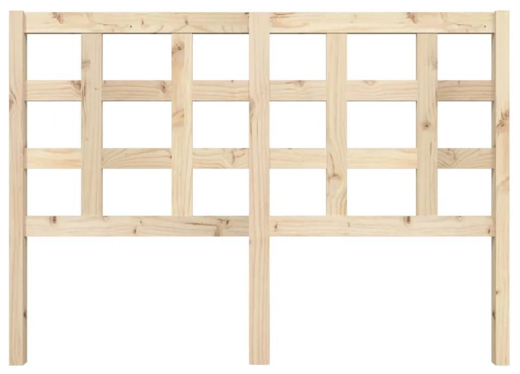 Testiera per letto 140,5x4x100 cm in legno massello di pino