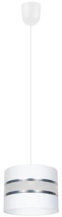 Lampadario a sospensione con filo CORAL S 1xE27/60W/230V bianco