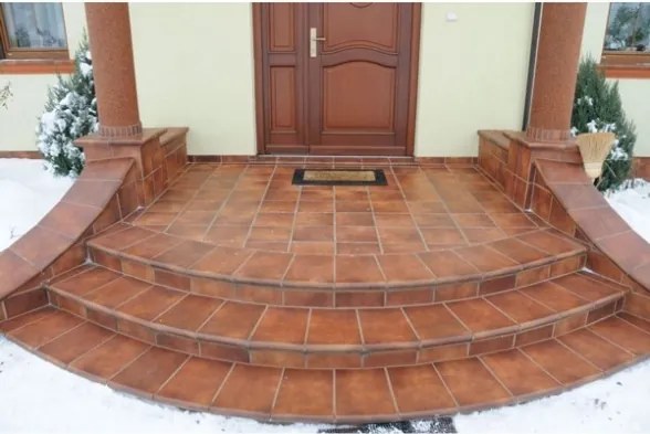 Pavimento In Klinker 25x25 Da Esterni Spessore 14 mm Smaltato Albany Teka Gres Aragon