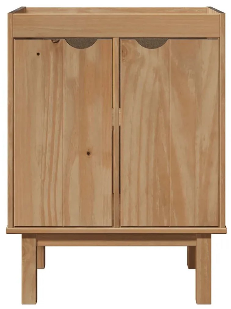 Mobile da bagno otta 59x40x80 cm in legno massello di pino