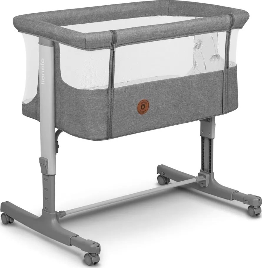 Lionelo - Lettino 3 in 1 AURORA grigio scuro
