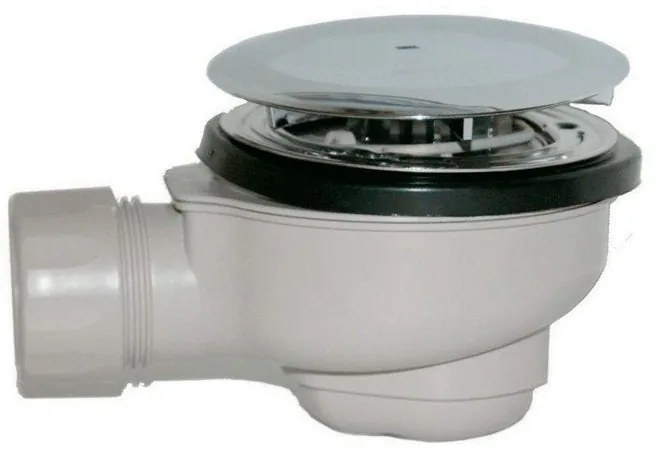Piletta per doccia e per scarico a pavimento con coperchio  GEBERIT Sifone doccia D90, con tappo.  Ø 90 mm Ø foro 40 mm in abs