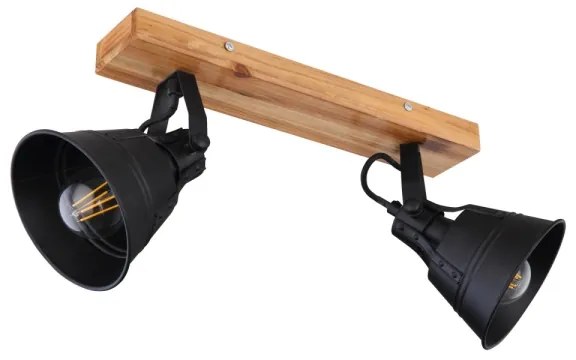 Globo 15466S-2 - Faretto GÜNTHER 2xE27/60W/230V