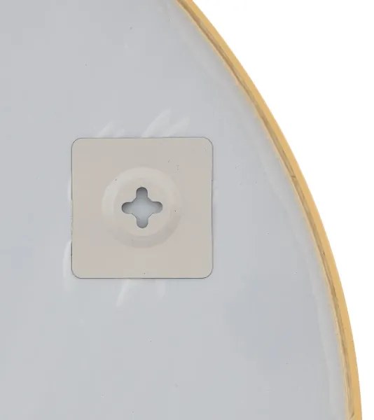 Atmosphera - Specchio da parete ALICE diametro 70 cm oro