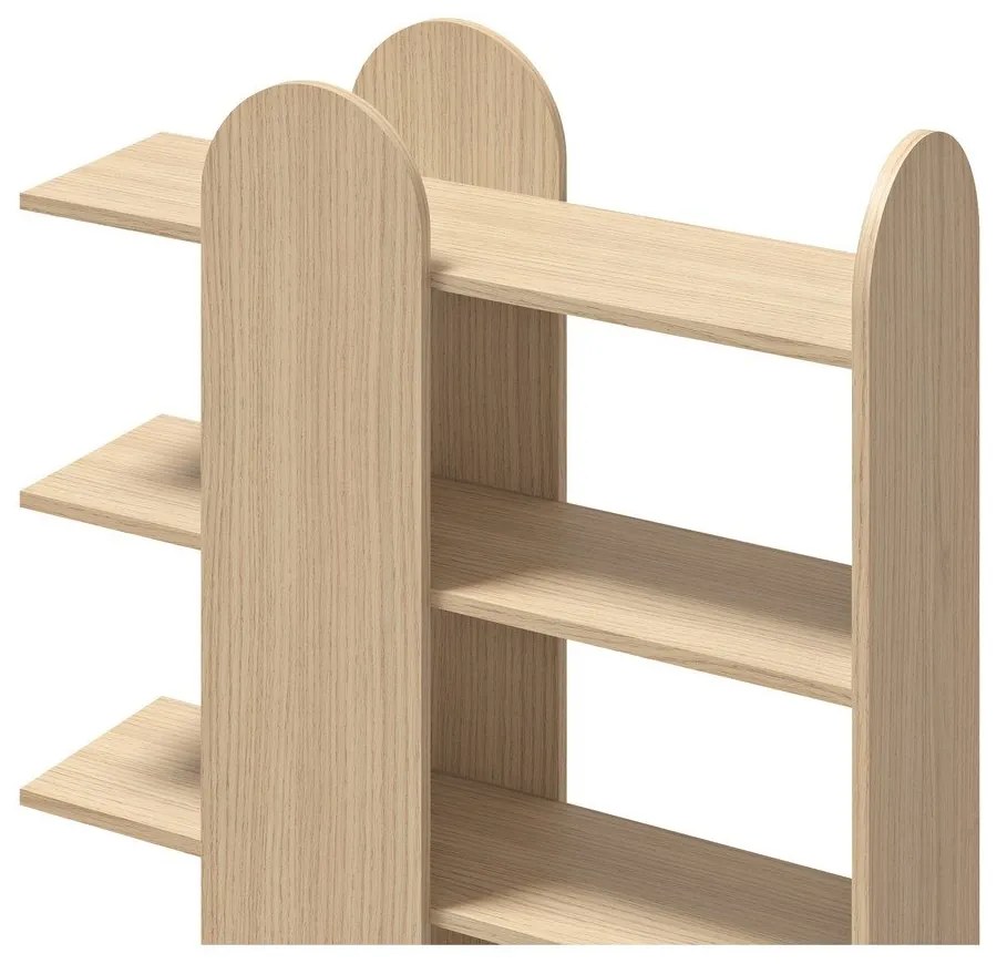 Libreria in rovere 112x175 cm Venice - TemaHome