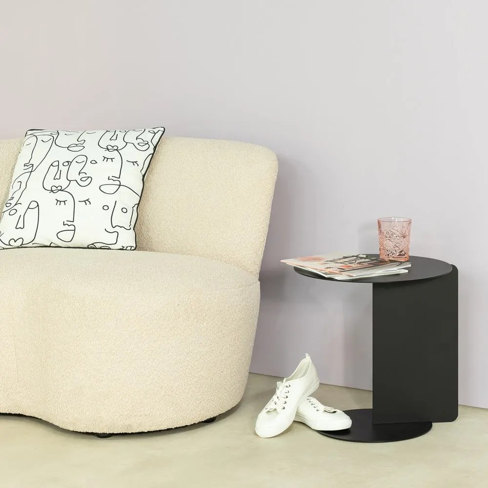 Tavolino rotondo in metallo ø 40 cm Salsa – Spinder Design