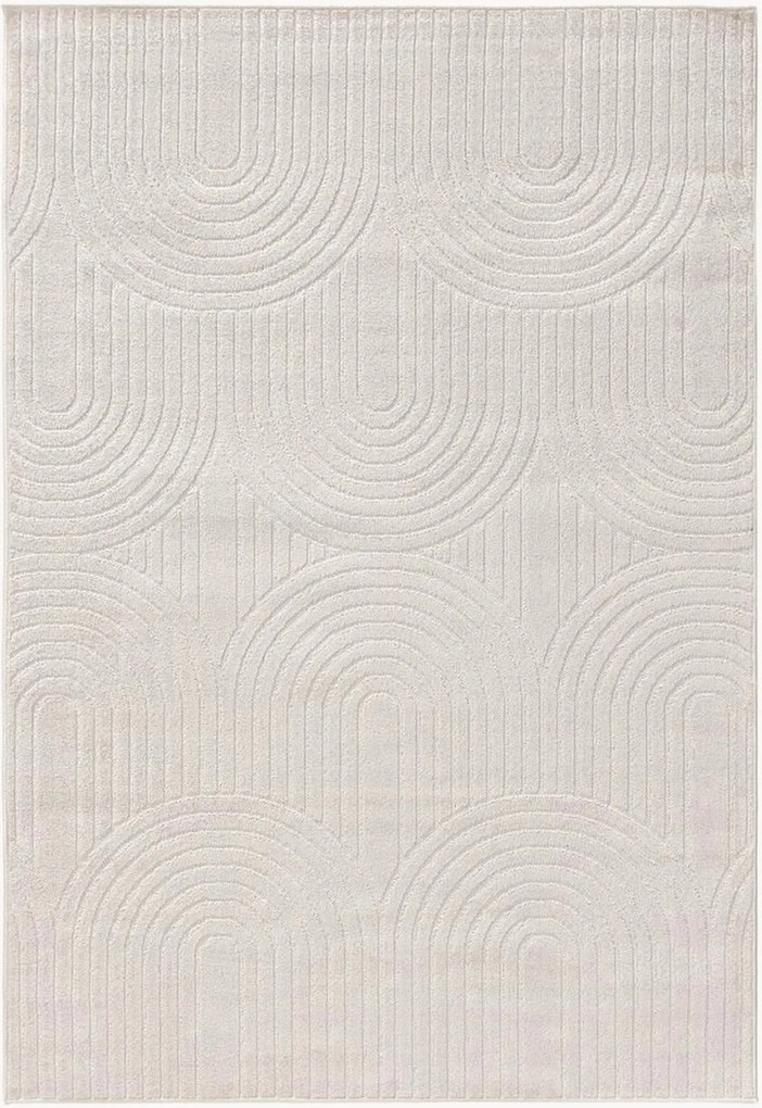 Tappeto da interno-esterno con motivo in rilievo Mars