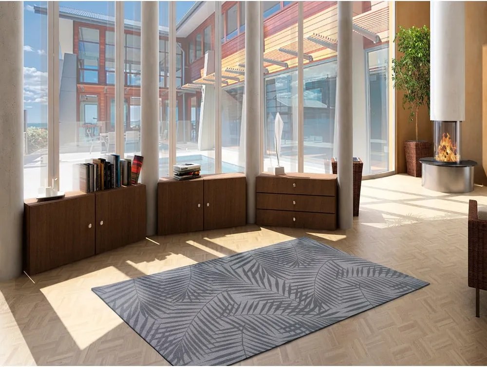 Tappeto grigio per esterni Palm, 160 x 230 cm Technic Palm - Universal