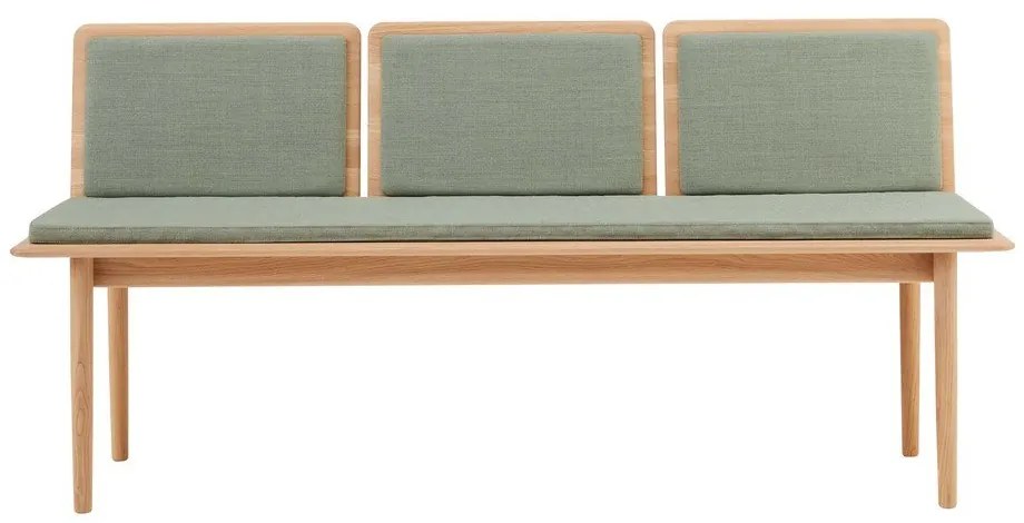 Panchina in lana verde chiaro Elba - Hammel Furniture