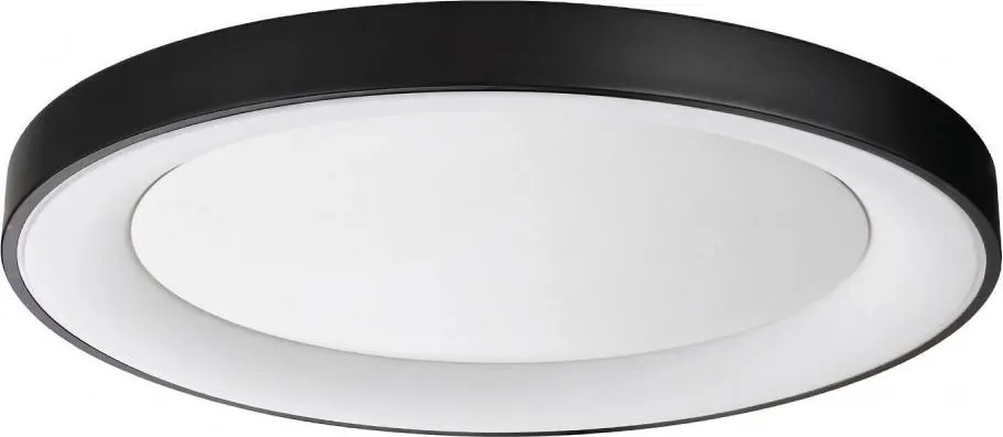 Ideal Lux - Plafoniera LED da soffitto PLANET, 29W, 230V, CRI 90, Ø 60 cm, nero