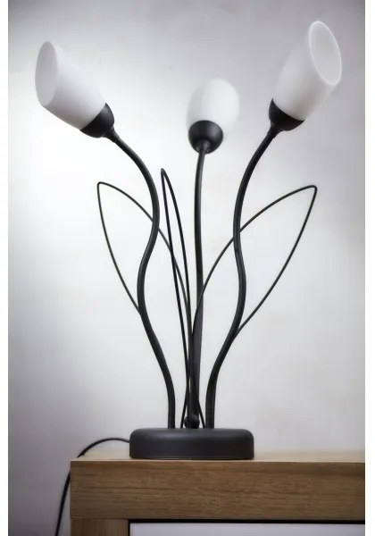 Jupiter 2065 - Lampada da tavolo GLORIOSA 3xG9/14W/230V nera