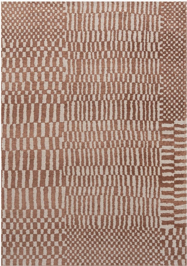 Tappeto jacquard lavabile da interno-esterno Berber