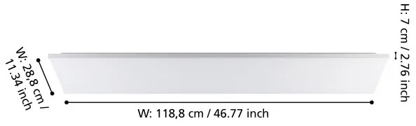 Eglo 900706 - Plafoniera LED TURCONA LED/32W/230V