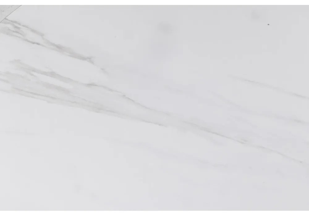 Tavolino rotondo bianco con piano in ceramica ø 60 cm Malta - Actona