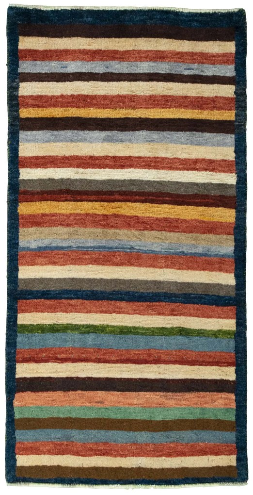 Gabbeh Tappeto 140 x 70 (Iran) Annodato A Mano