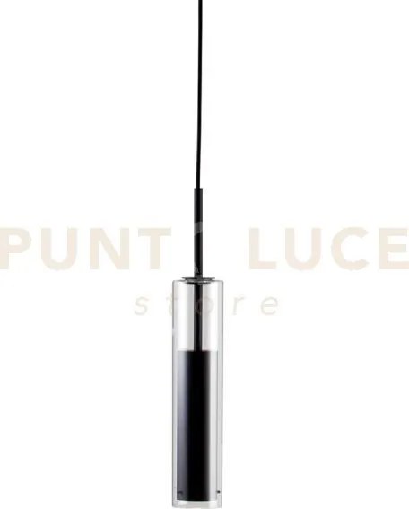 Lampadario a sospensione taboo nera 1 luce attacco gu10 7x170cm in ...