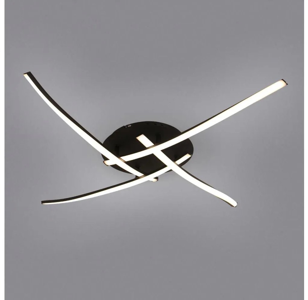 Brilagi - Plafoniera LED STRIPES LED/32W/230V nera