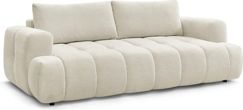 Divano beige allungabile e con contenitore 251 cm Fuji – Bobochic Paris