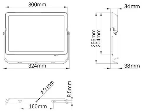 Philips - Proiettore LED da esterno PROJECTLINE LED/100W/230V IP65 4000K