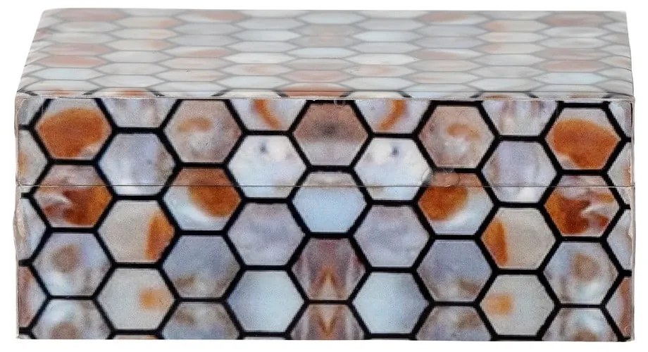 Scatola decorativa in poliresina 13x10x5 cm Domino - Bloomingville