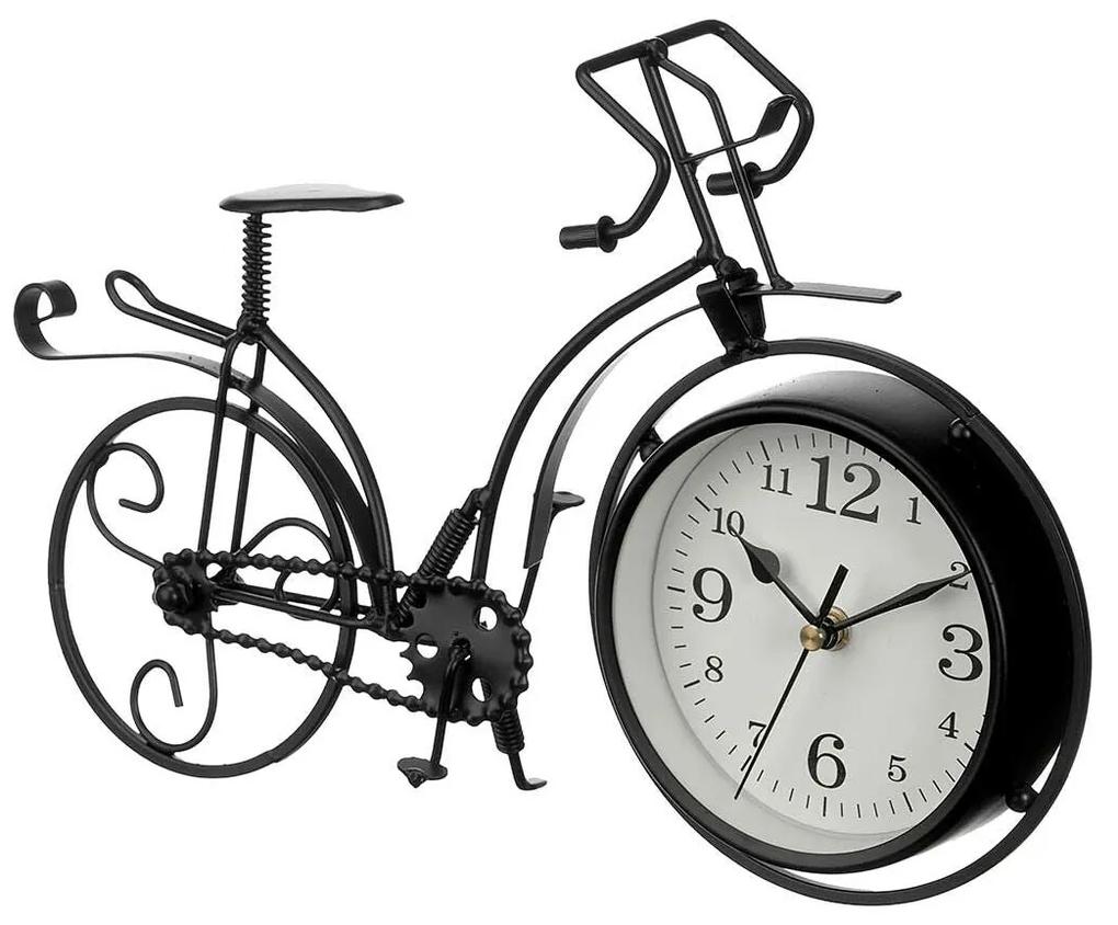 Orologio da Tavolo Bicicletta Nero Metallo 33 x 22,5 x 4,2 cm (4 Unità)