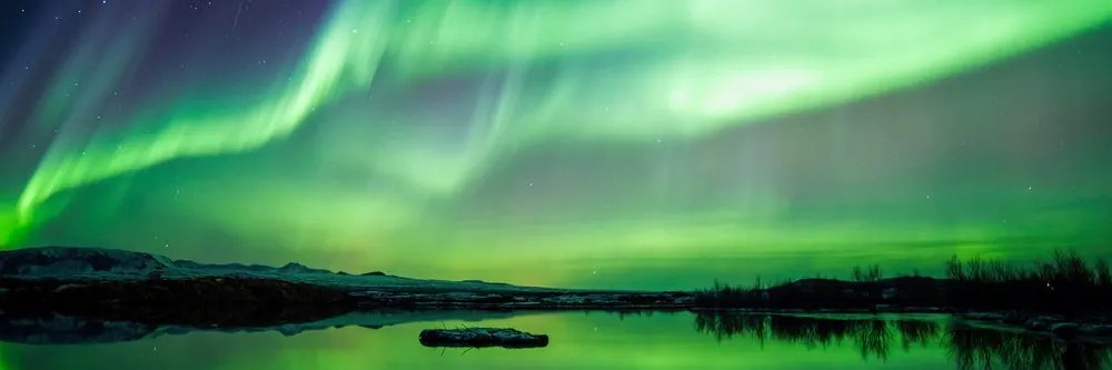 Quadro su tela – Aurora boreale
