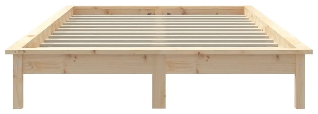 Giroletto nero 180x200 cm super king in legno massello di pino
