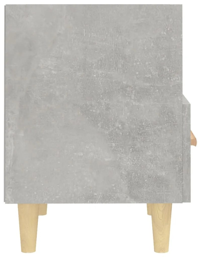 Comodini 2 pz Grigio Cemento 40x35x47 cm