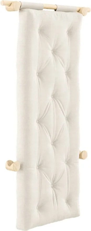 Poltrona di colore naturale allungabile con rivestimento in lino Hooked – Karup Design