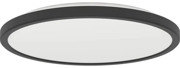 Eglo 901438-Plafoniera LED da esterno ROVITO 13,9W/230V diametro 30 cm IP44 nero