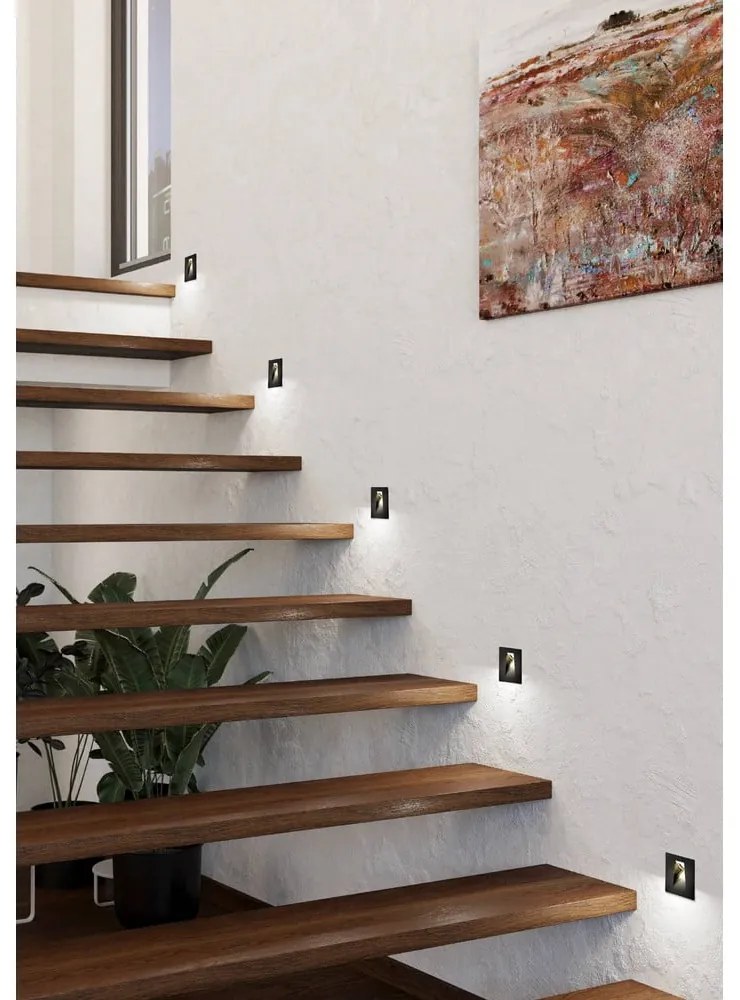 Lampada da parete LED nera MECINOS – EGLO