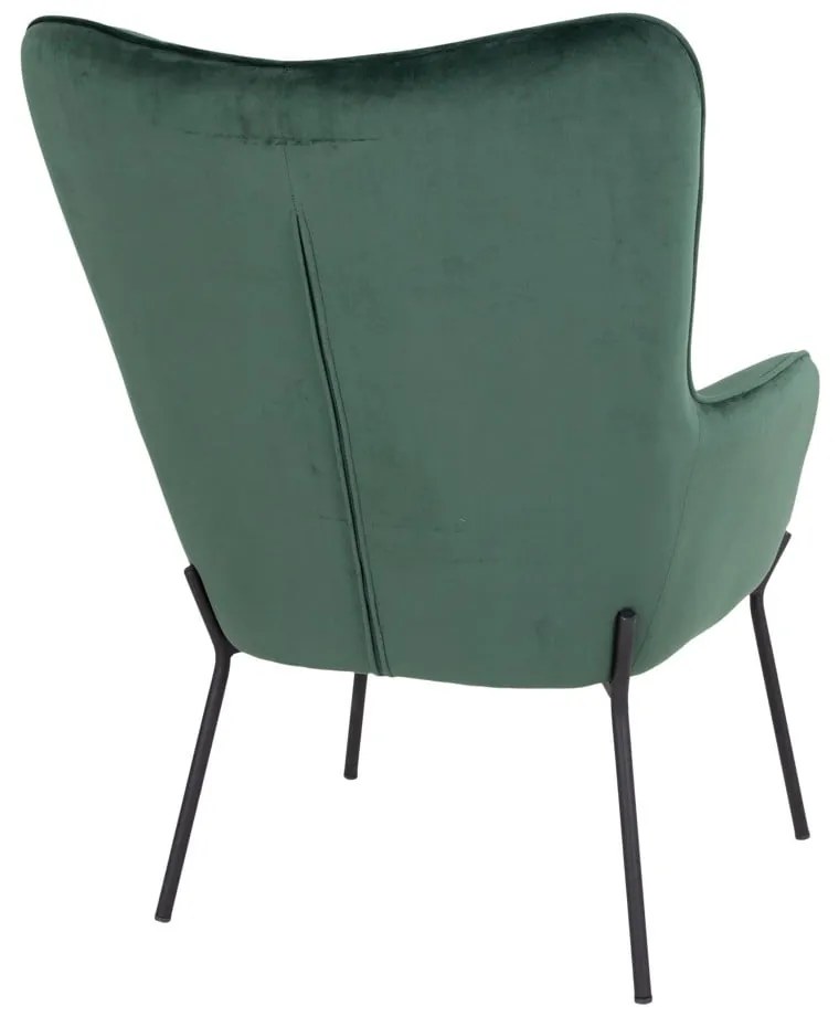 Poltrona in velluto verde Glasgow - House Nordic