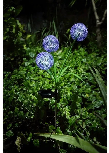 Globo 33599P - Lampada LED solare SOLAR 3xLED/0,06W/3V 5000K IP44 viola