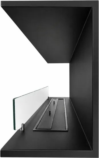 Camino a bioetanolo da incasso Trifacciale biocamino a 3 lati aperti 150x50 GIOVE150 TOPLINE