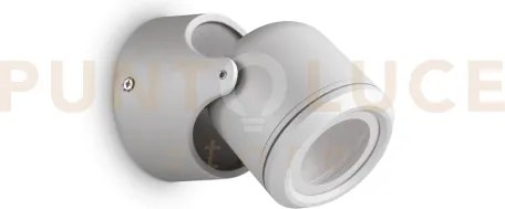 Xeno applique da esterno ip44 d.9cm grigio 1 luce attacco gu1