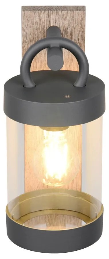 Illuminazione esterna da parete (altezza totale 33 cm) Sambesi – Trio