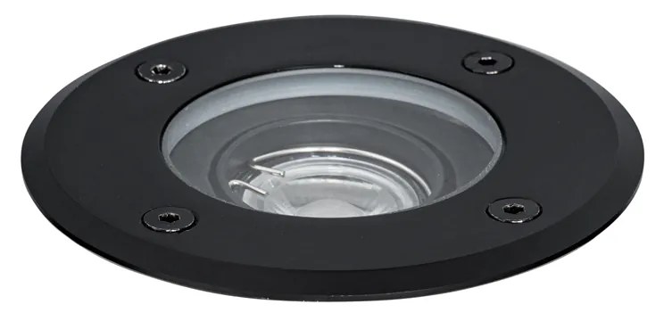 Faretto da terra per esterni moderno nero 35 mm orientabile IP65 - Delux