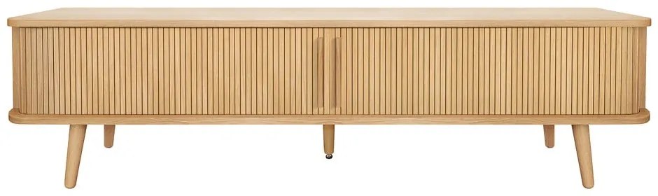 Mobile TV di colore naturale con effetto rovere 178x50x40 cm Rove – Woodman