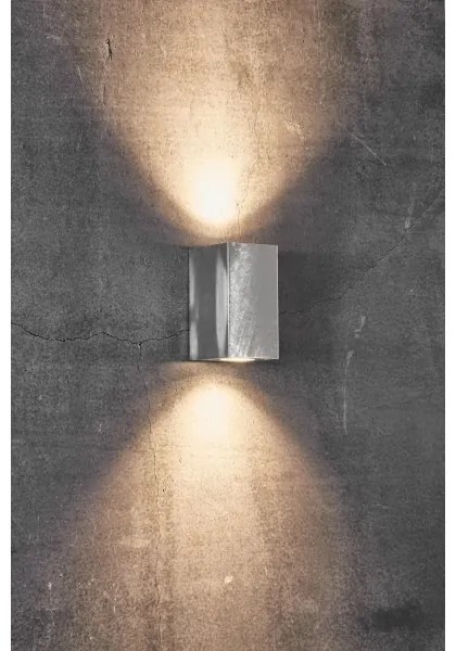 Nordlux - Applique da esterno CANTO 2xGU10/28W/230V IP44 argento