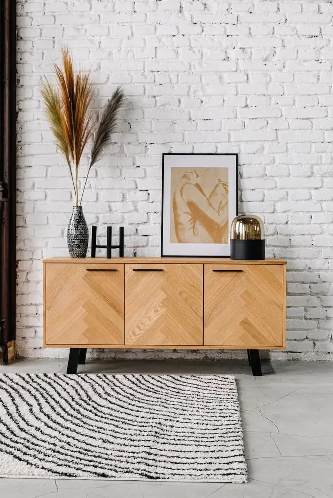 Portacandele in alluminio nero, altezza 20 cm Deeb - Bloomingville