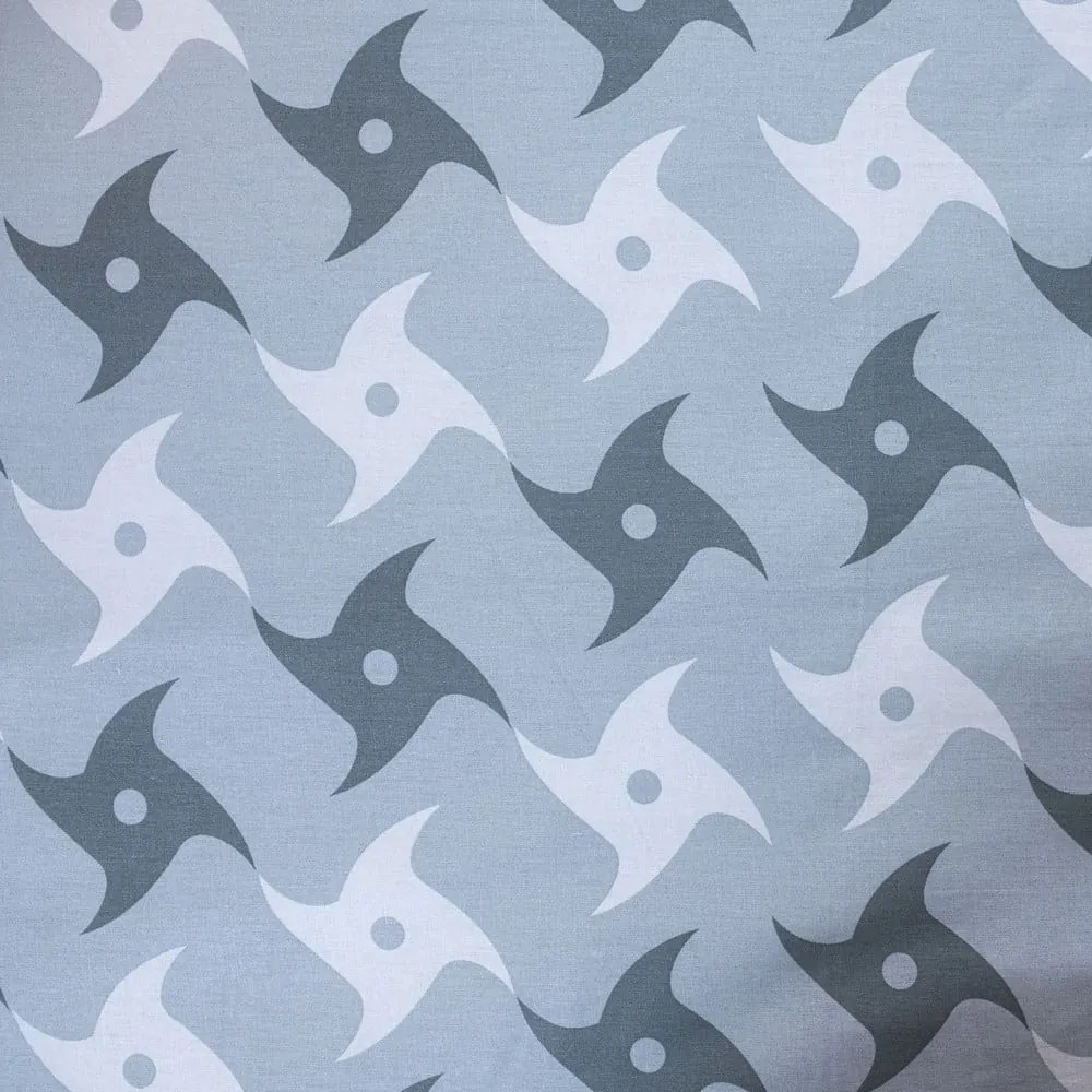 Set copripiumino e federa da bambini in cotone per letto singolo 140x200 cm Naruto "Grey" – Jerry Fabrics