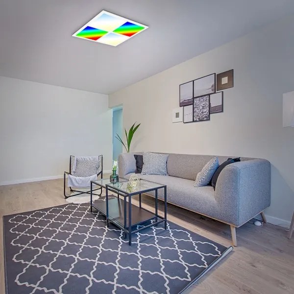 Briloner 7387-016 - Plafoniera dimmerabile RGBW LED/24W/230V + +TC