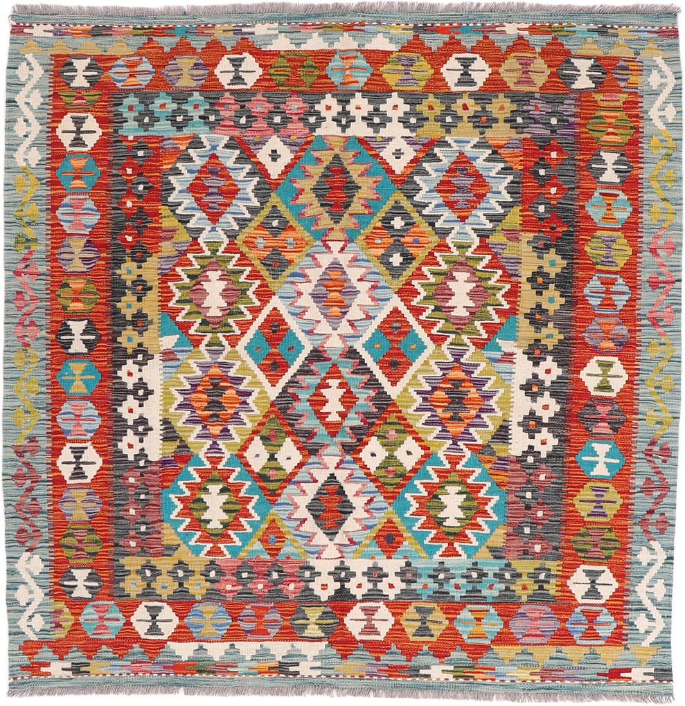 Kilim Tappeto orientale 150x150 (Pakistan) Annodato A Mano
