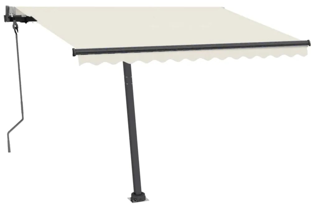 Set Pali per Tenda da Sole Antracite 300x245 cm Ferro