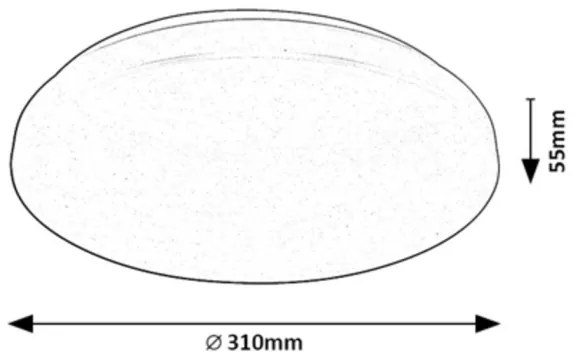 Rabalux 71035 - Plafoniera LED RGB dimmerabile CERRIGEN LED/24W/230V