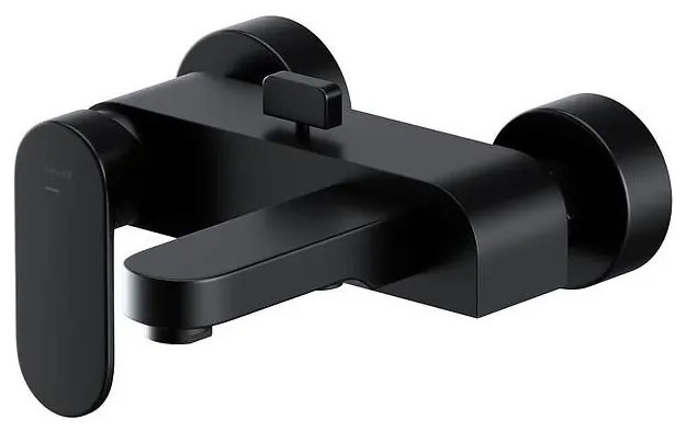 Cersanit S951-307 - Rubinetto vasca da bagno CREA nero