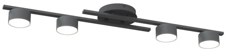 Plafoniera FRAGMENT 4xGX53/12W/230V nero