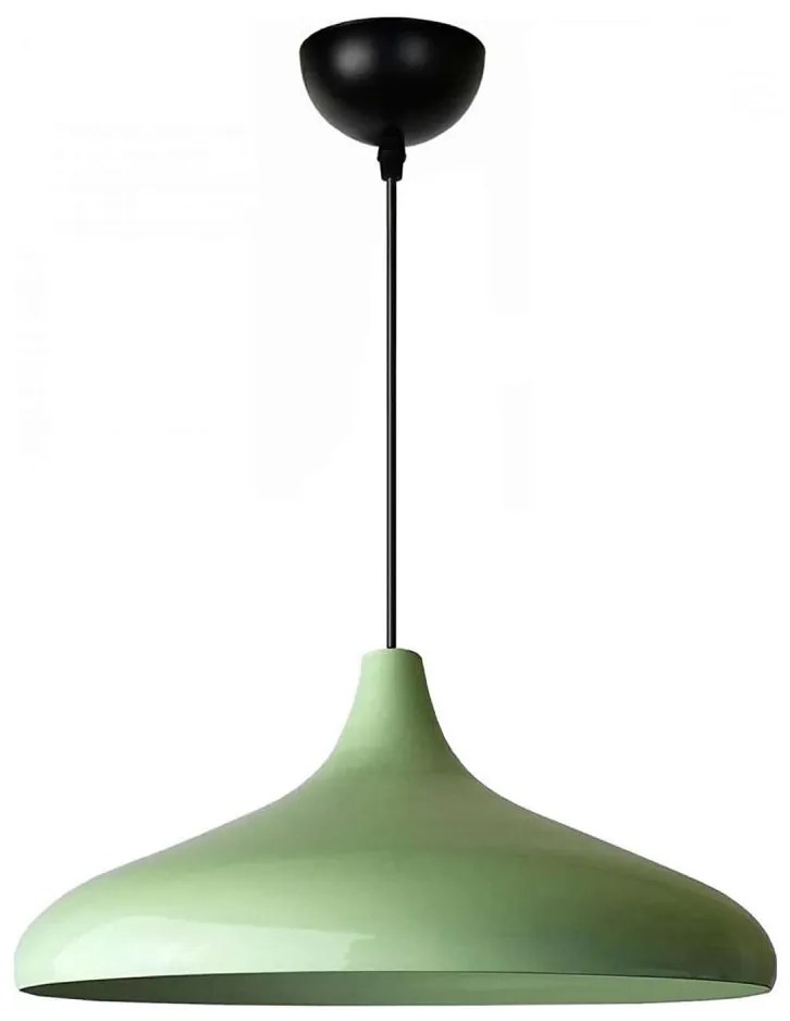 Lampadario a sospensione VULCANO 1xE27/40W/230V verde
